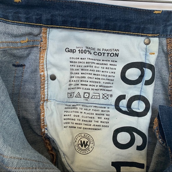 Gap Slim 1969 Cuffed Denim Jean Shorts - Picture 4 of 5